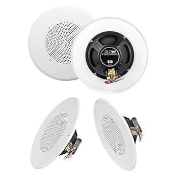 スピーカー 8 Ohm Ceiling Speaker w/ Volume 61y+AG2krVL._UF350,350_QL50_.jpg